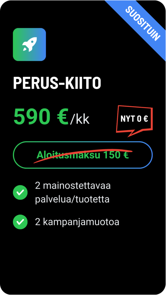 google mainonta paketti